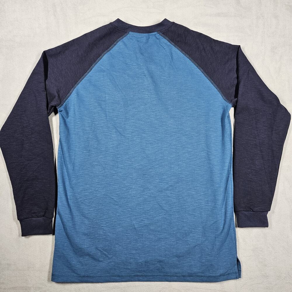 AKWA Classic US House Representatives Henley Shirt Mens Large Blue Long Sleeve‎ - Picture 4 of 7